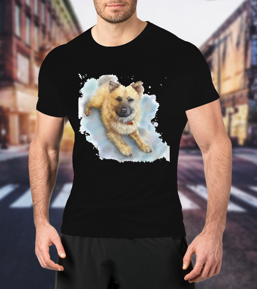 Watercolor Puppy Zen T-Shirt