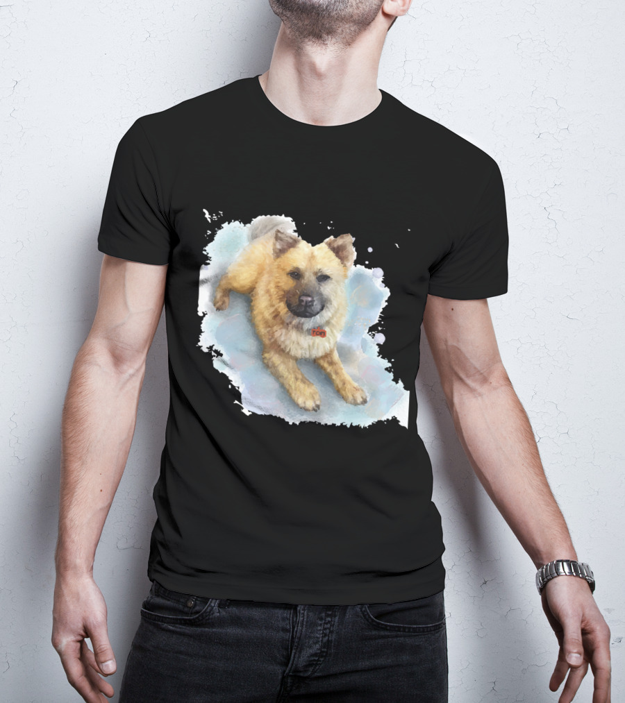 Watercolor Puppy Zen T-Shirt