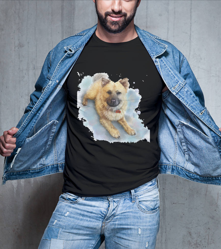 Watercolor Puppy Zen T-Shirt