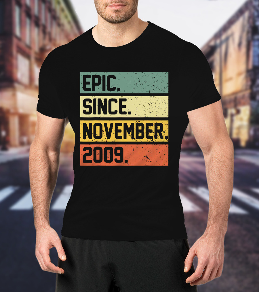 Epic Since November 2009 Retro T-Shirt
