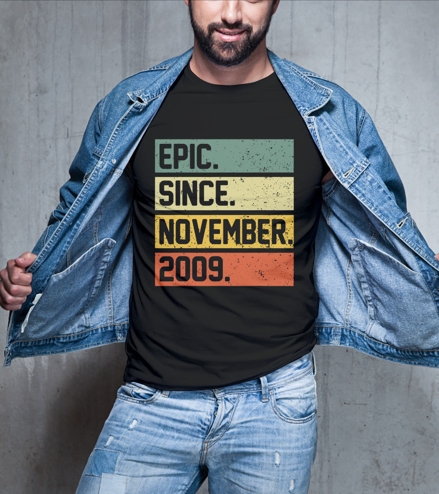 Epic Since November 2009 Retro T-Shirt