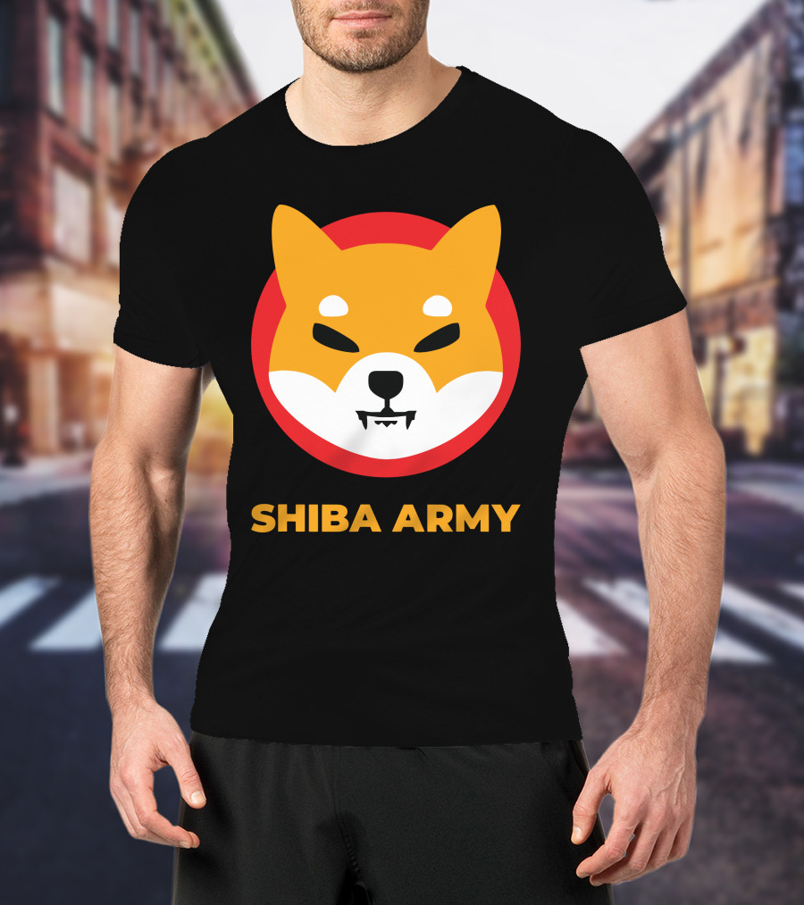 Shiba Army Dog T-Shirt