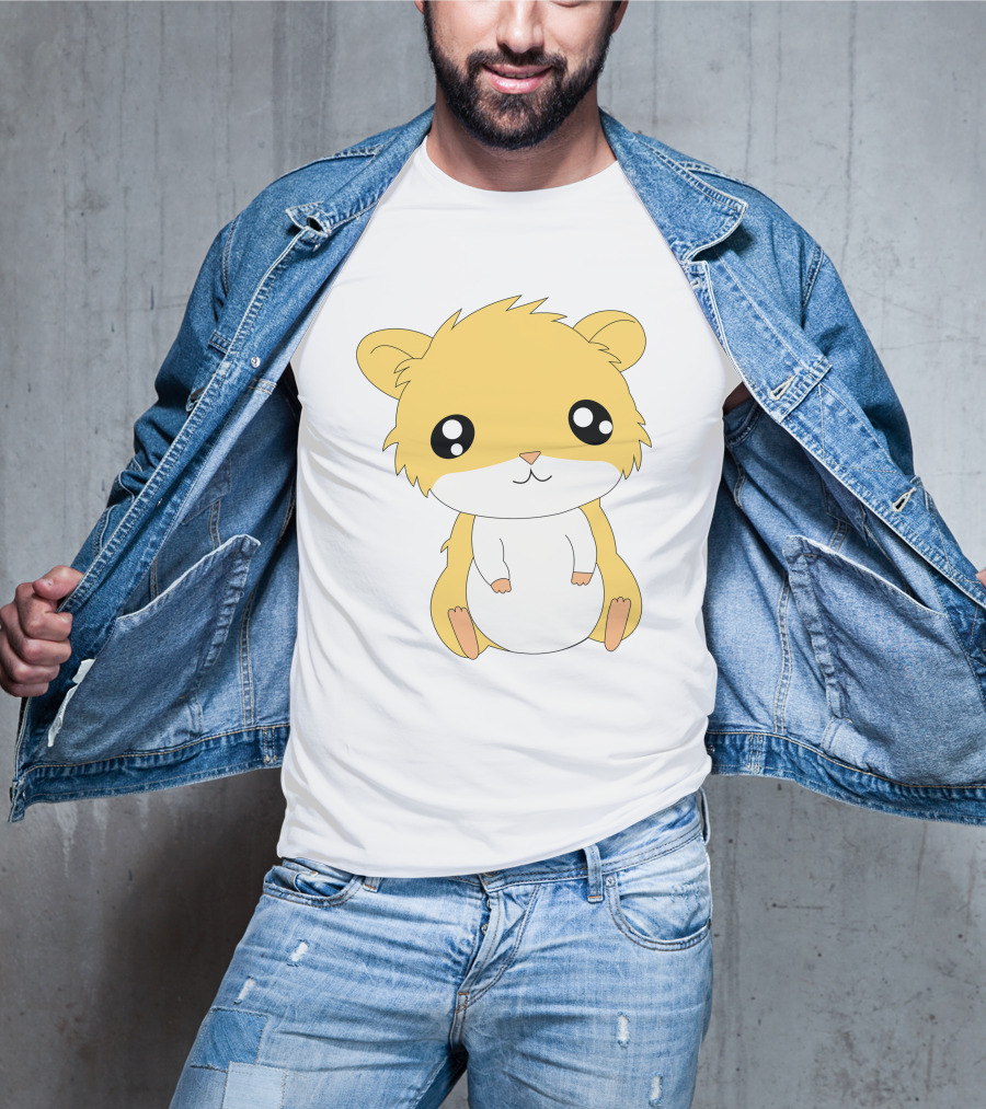 Cute Baby Hamster Cartoon T-Shirt