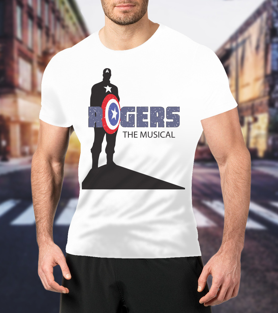 Rogers The Musical Captain America Shield T-Shirt
