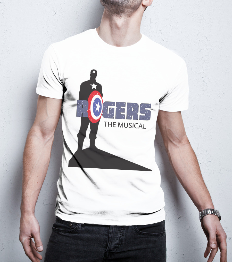 Rogers The Musical Captain America Shield T-Shirt