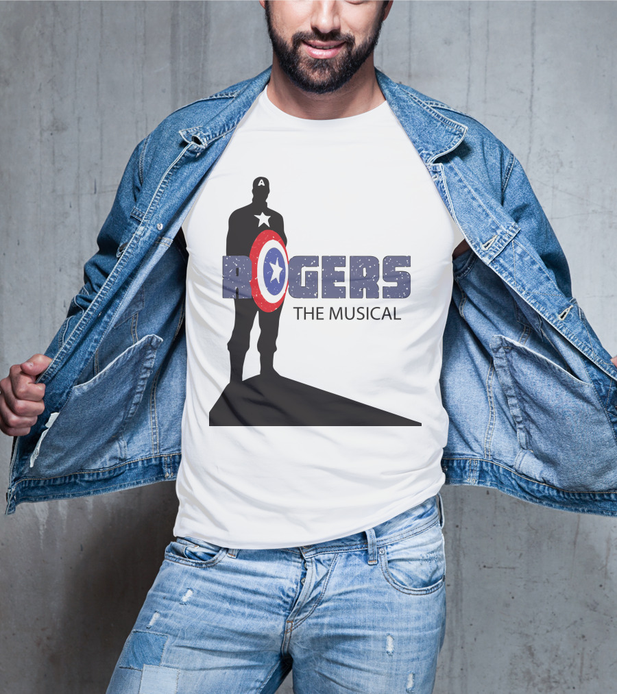 Rogers The Musical Captain America Shield T-Shirt