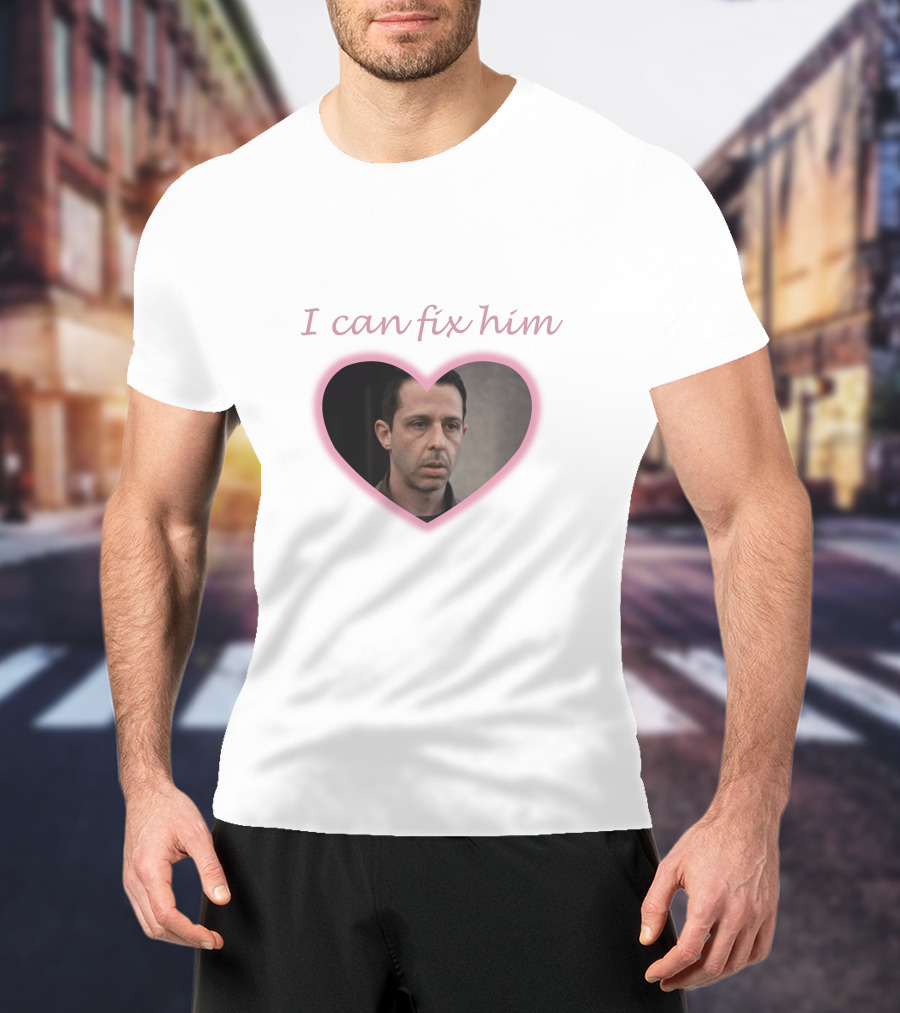 I Can Fix Him Heart Image T-Shirt