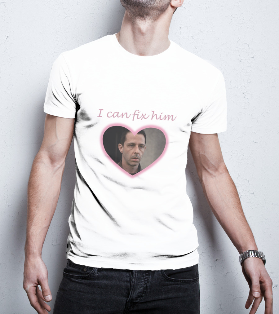 I Can Fix Him Heart Image T-Shirt