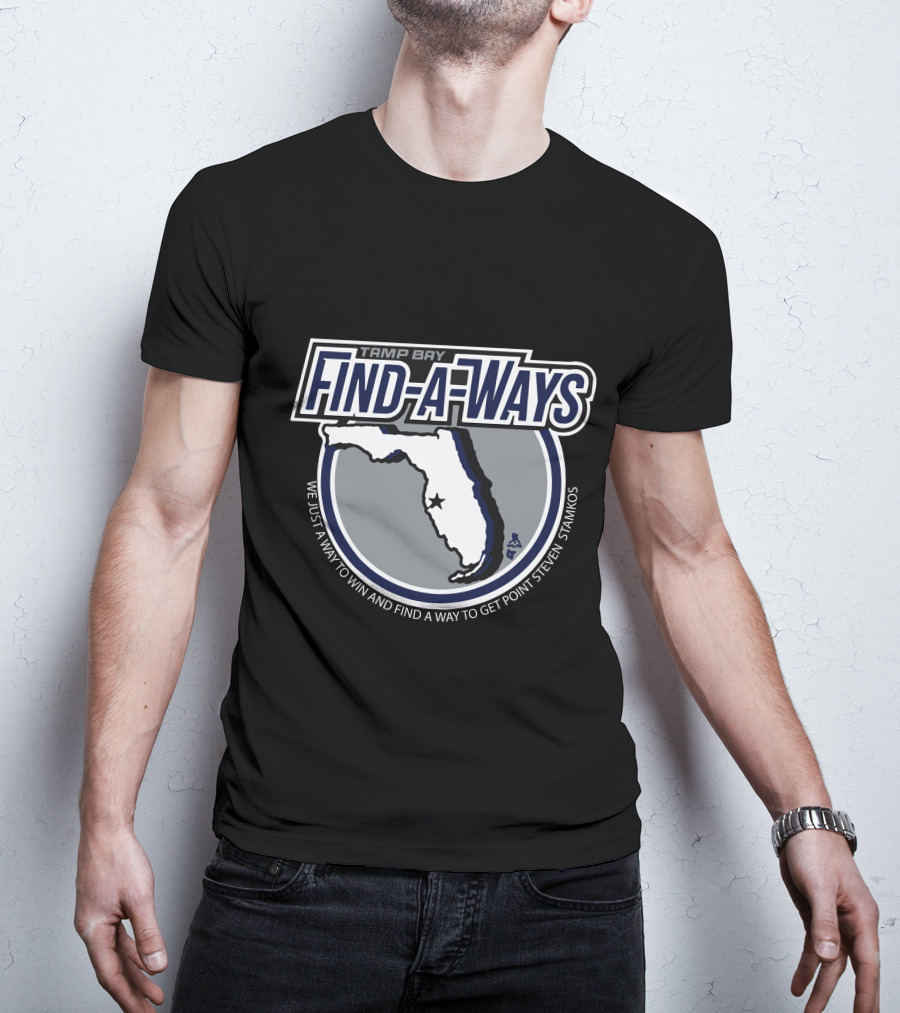 Tampa Bay Find-A-Ways We Just A Way To Win And Find A Way To Get Point Steven Stamkos T-Shirt