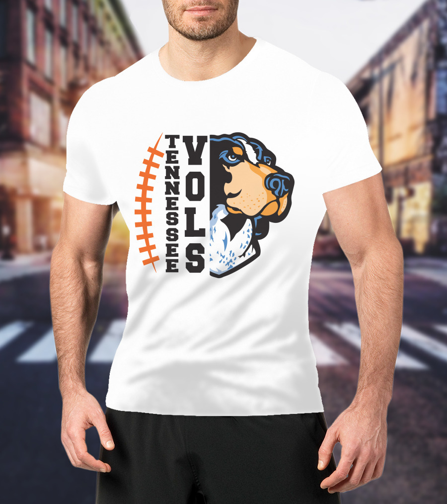 Tennessee Vols Football Dog Sublimation T-Shirt
