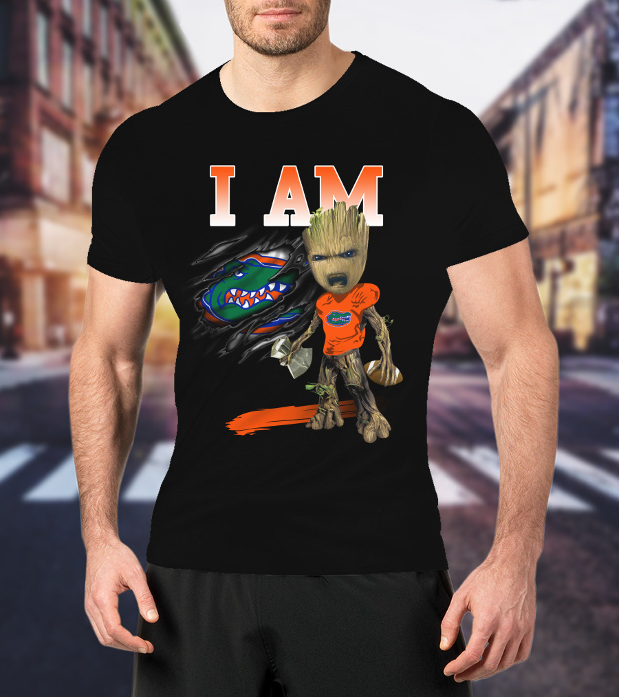 I Am Groot Florida Gators Football T-Shirt
