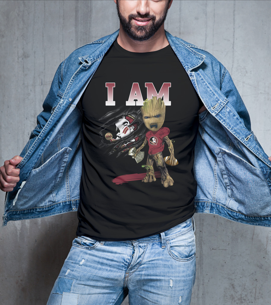 I Am Groot Florida State Seminoles Football T-Shirt