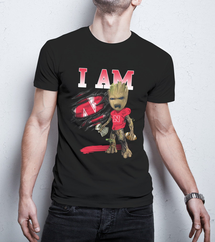 I Am Gr Nc New Football N Shield T-Shirt