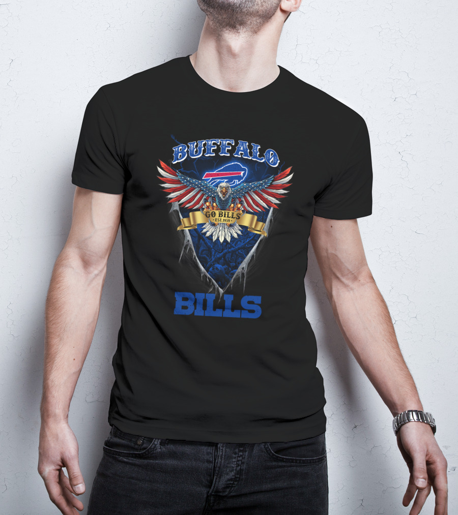 Buffalo Bills Go Bills Est. 1959 Nfl Us Eagle T-Shirt