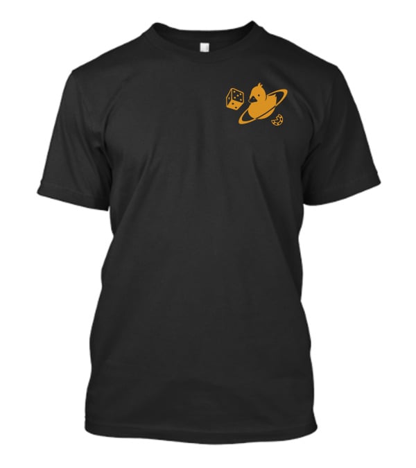 Duck Saturn Dice Horseshoe Iconic Elements T-Shirt