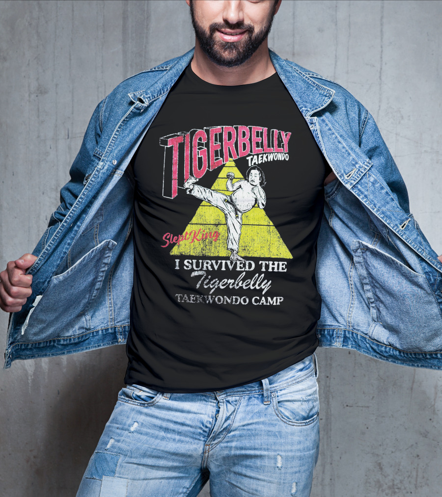 Tigerbelly Taekwondo SleptKing I Survived The Tigerbelly Taekwondo Camp T-Shirt