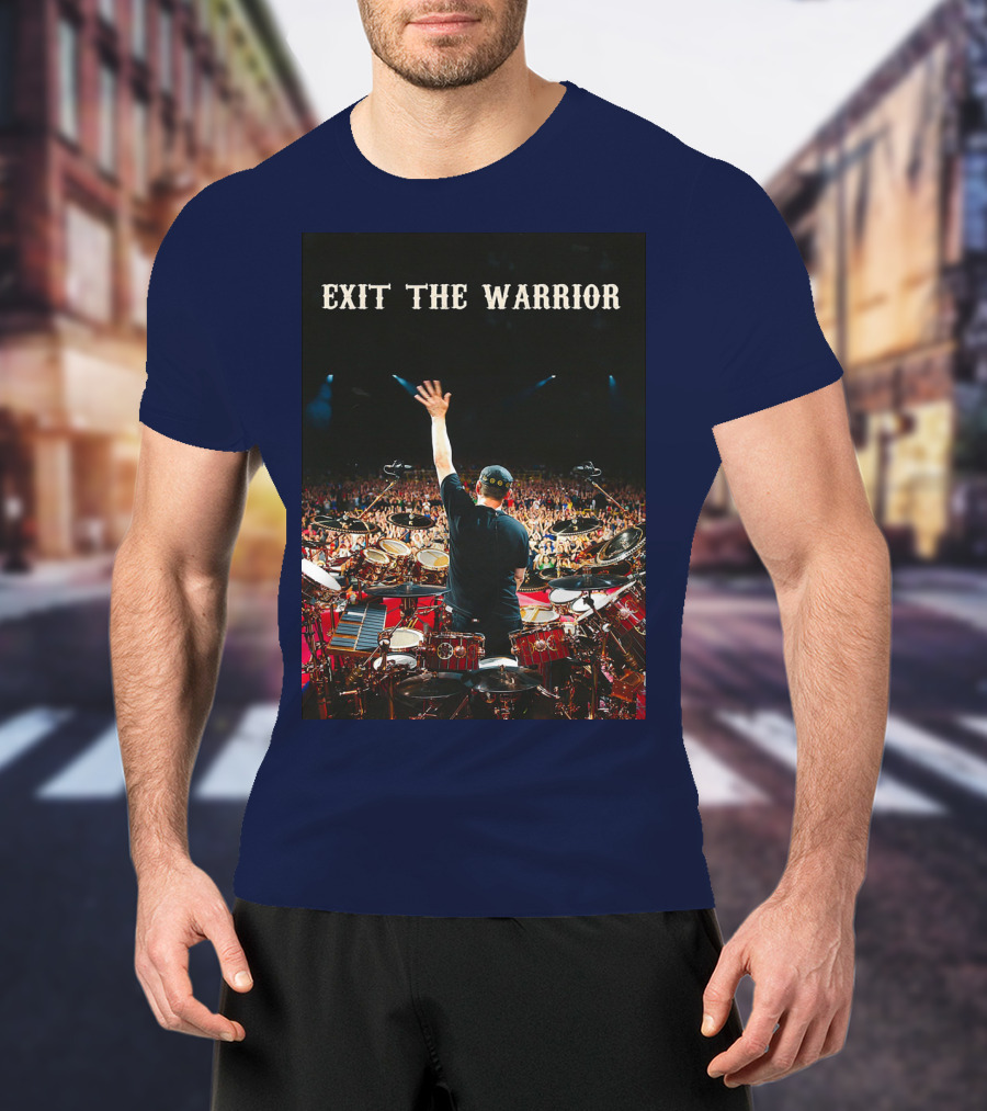 Exit The Warrior Neil Peart Drumming Performance Live Concert T-Shirt