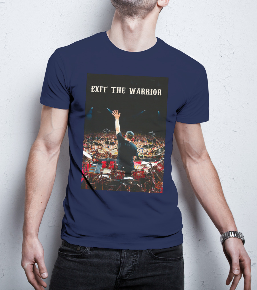 Exit The Warrior Neil Peart Drumming Performance Live Concert T-Shirt