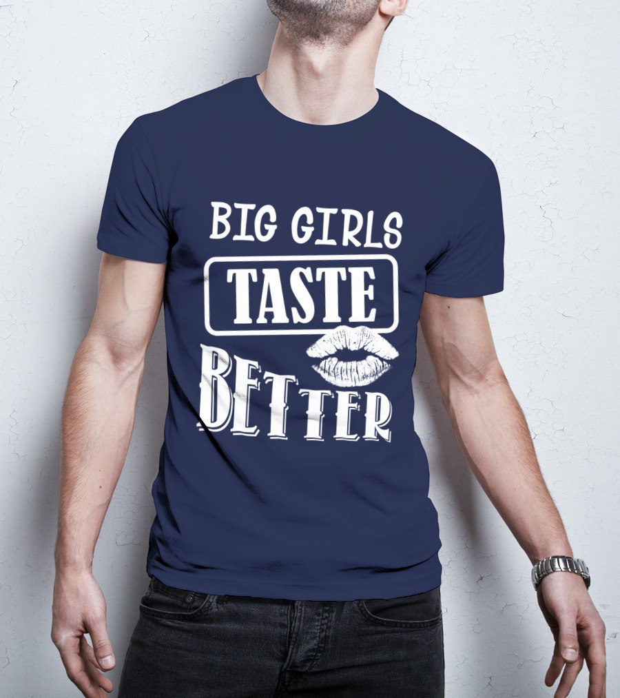 Big Girls Taste Better Lip Oversized T-Shirt