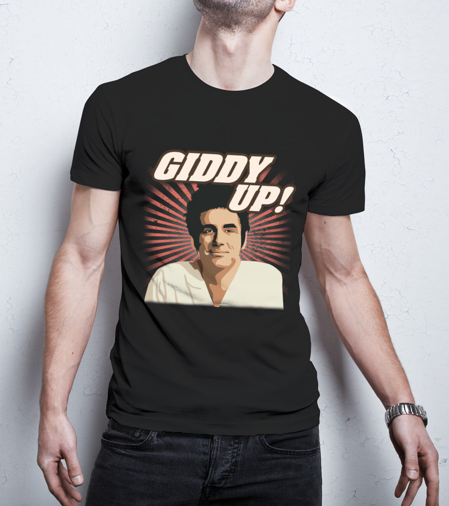 Giddy Up Seinfeld Kramer Retro Sunburst T-Shirt