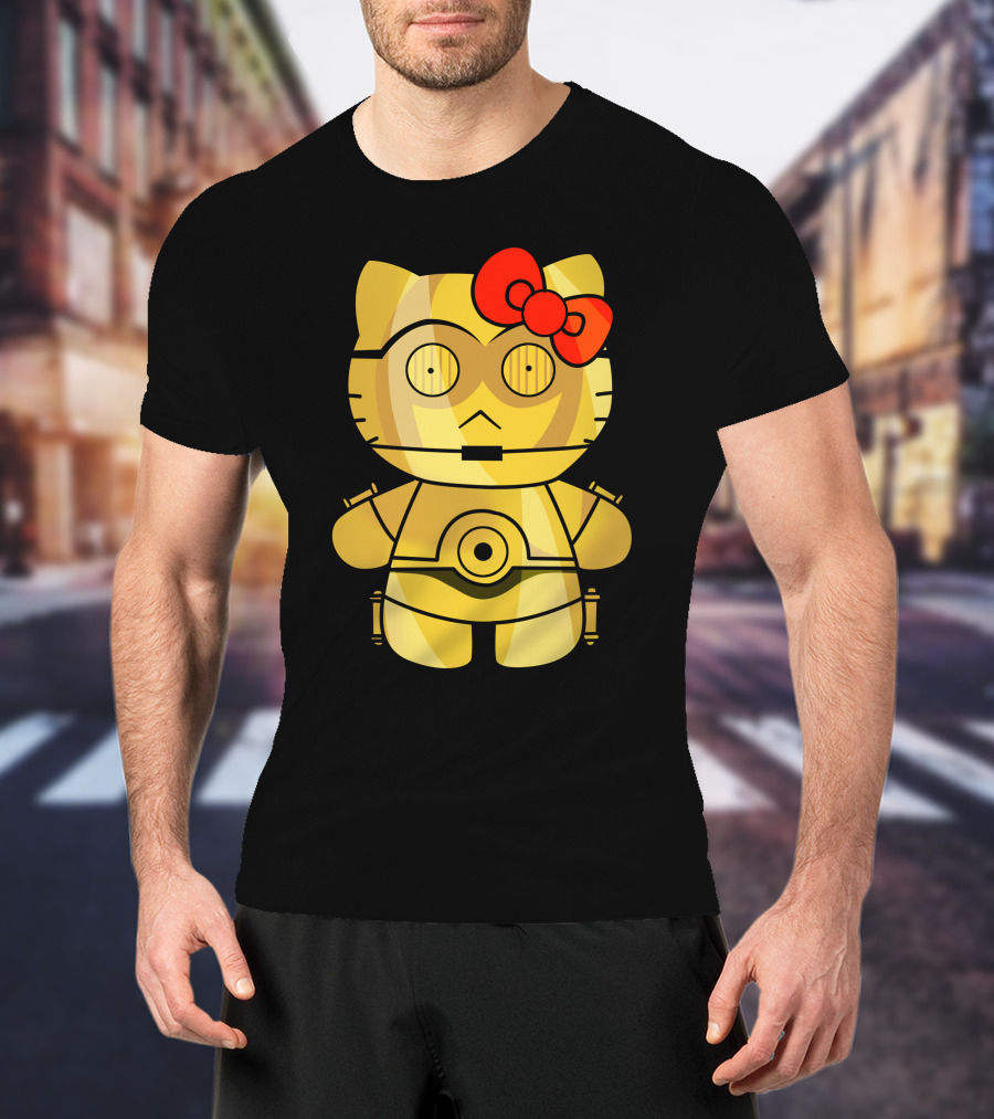 Hello Kitty C3PO Mashup Star Wars T-Shirt