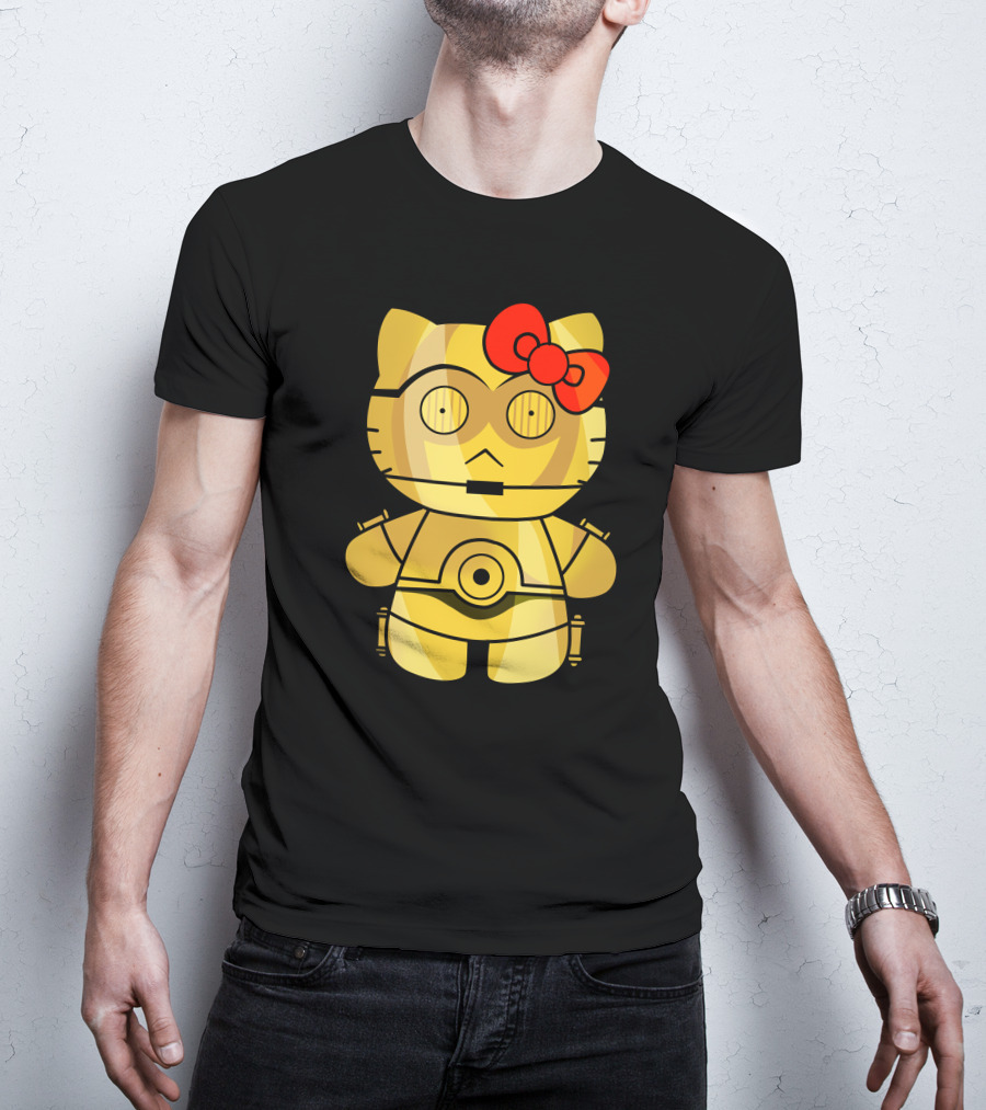 Hello Kitty C3PO Mashup Star Wars T-Shirt