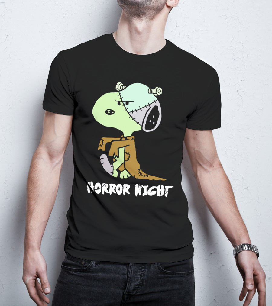 Horror Night Frankenstein Snoopy T-Shirt