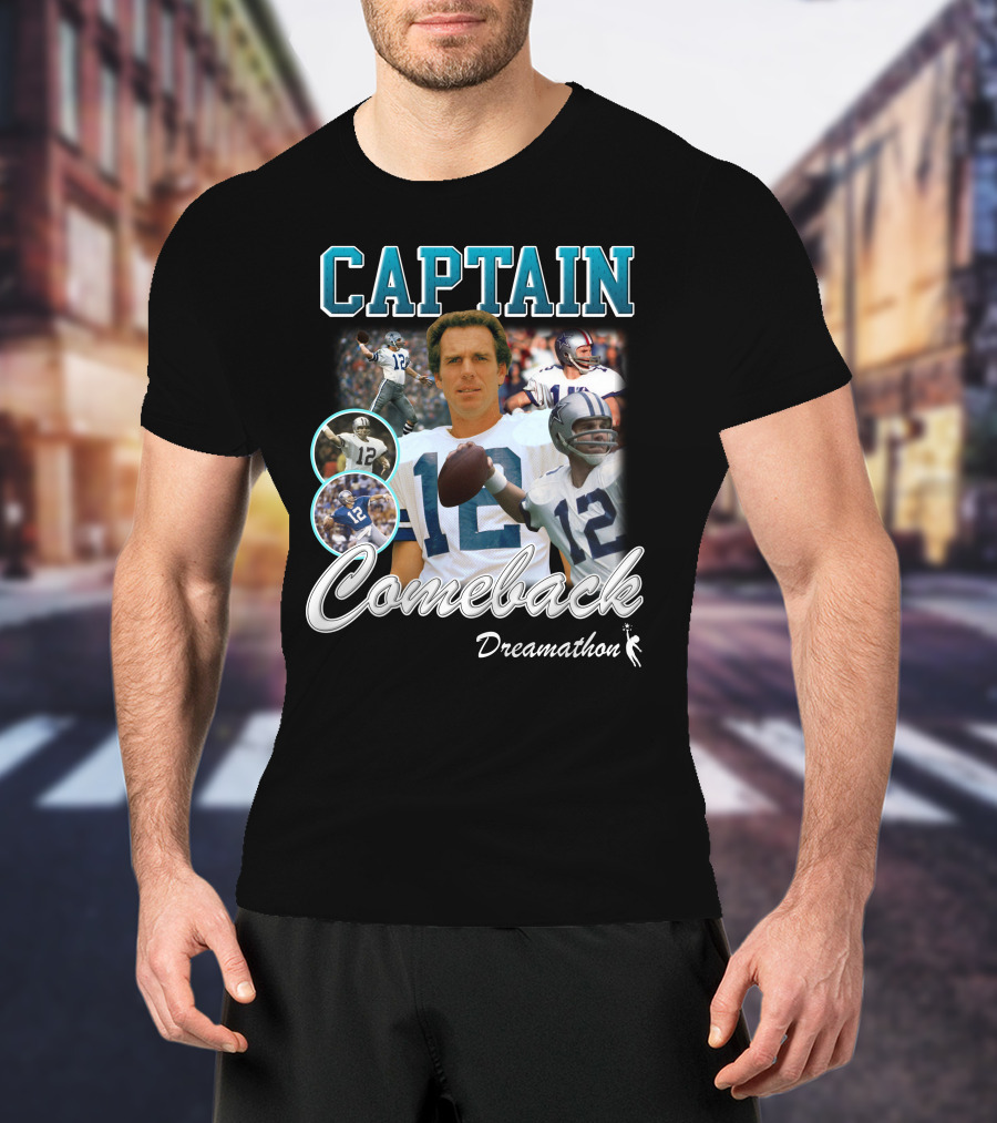 Captain Comeback Dreamathon Football Legends T-Shirt