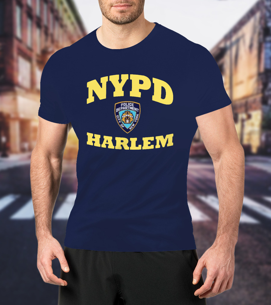 NYPD Police Department City Of New York Harlem T-Shirt