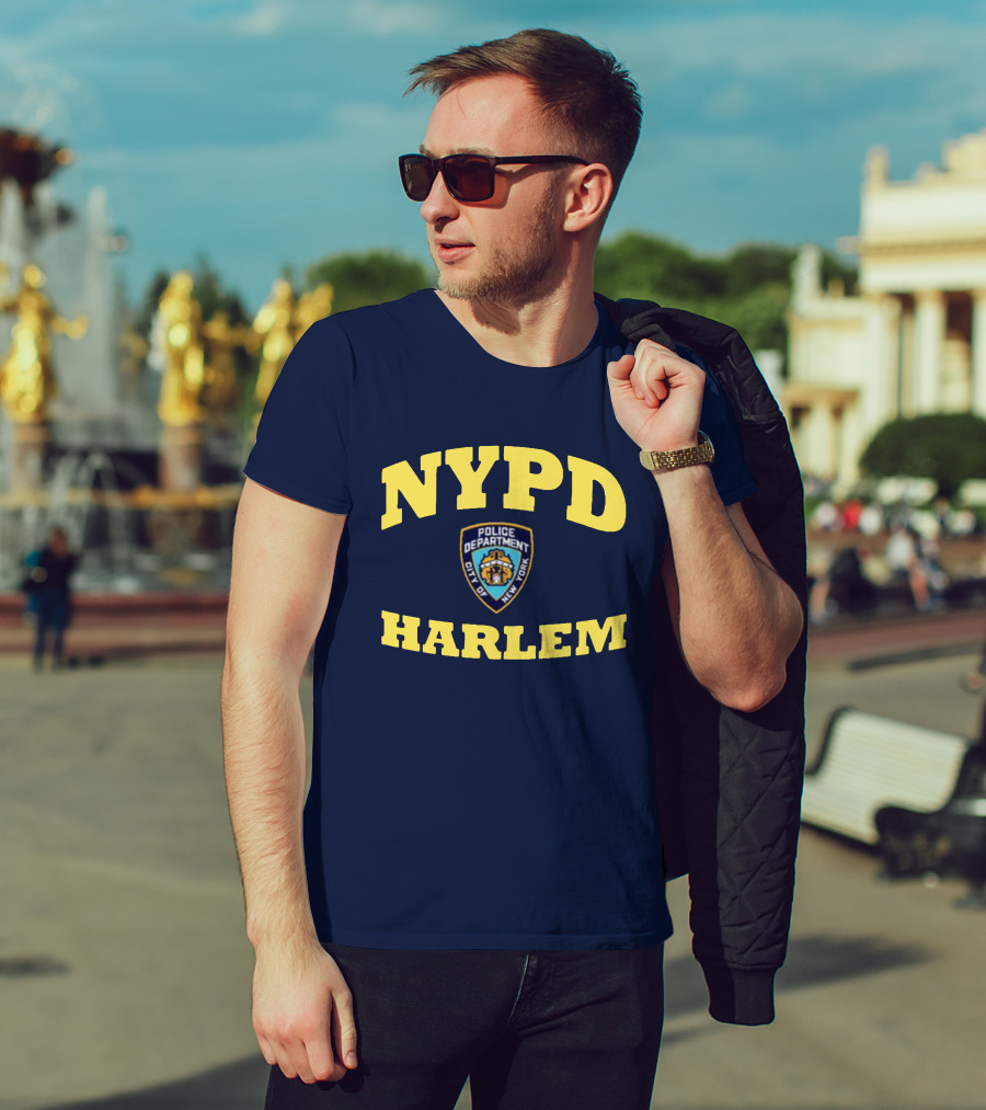 NYPD Police Department City Of New York Harlem T-Shirt