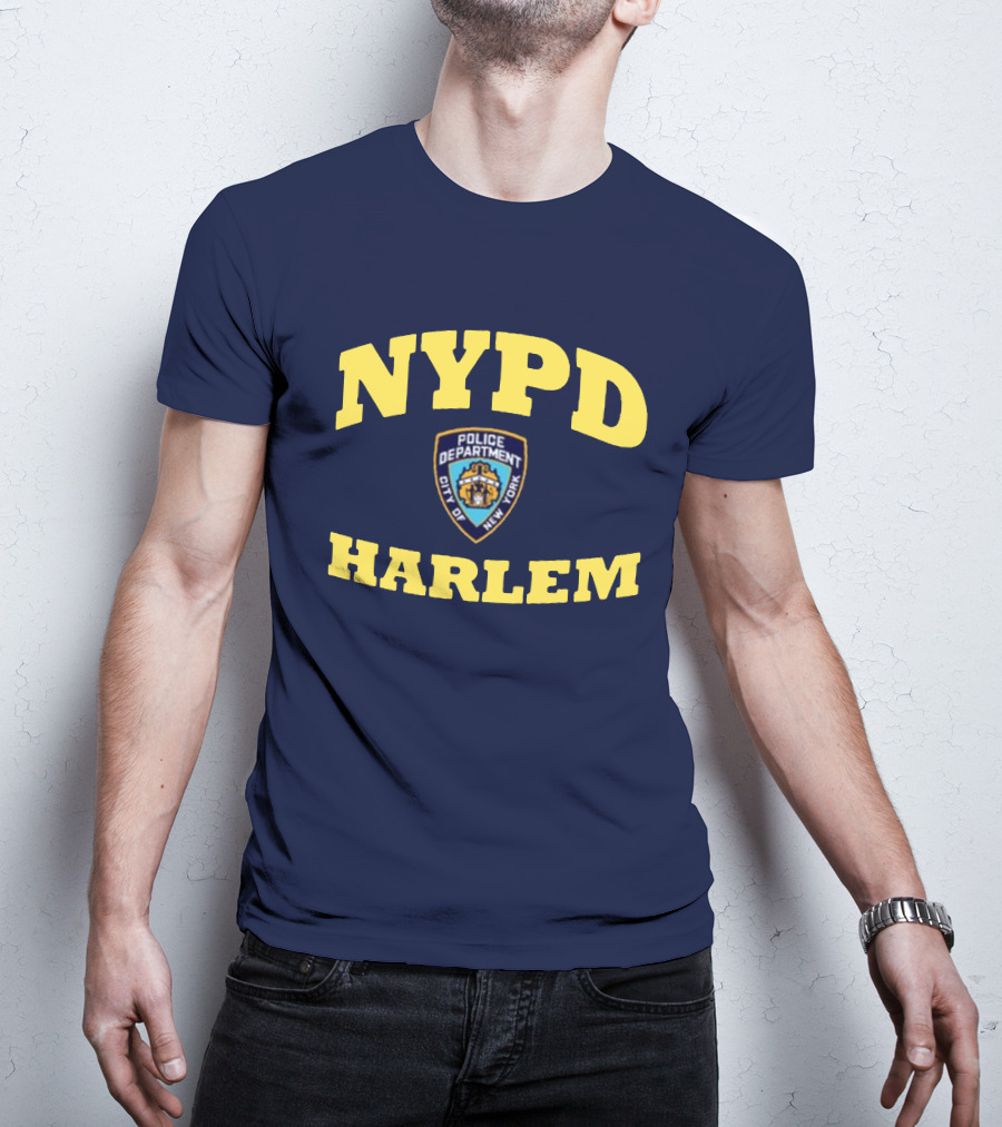 NYPD Police Department City Of New York Harlem T-Shirt