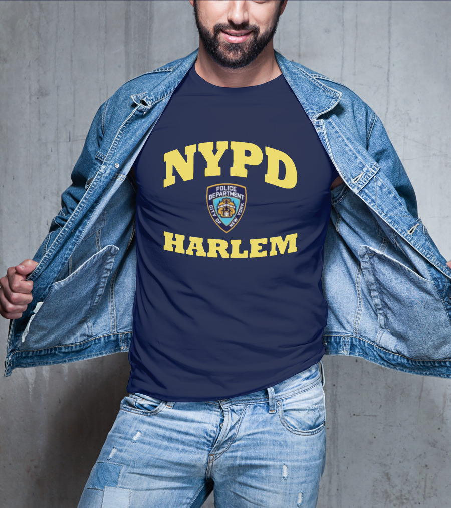 NYPD Police Department City Of New York Harlem T-Shirt