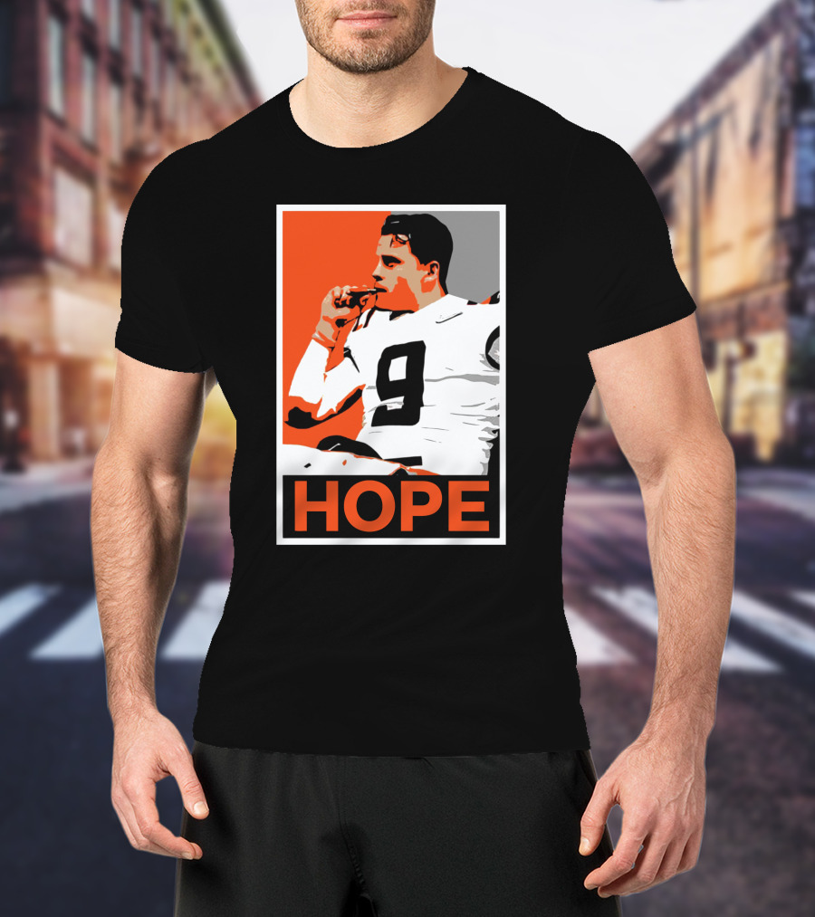 Joe Burrow Cigar Champ Hope T-Shirt