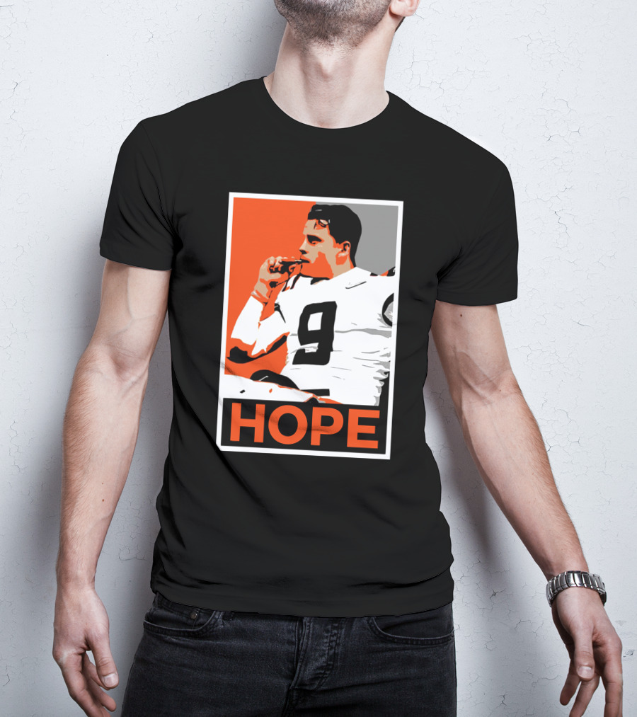 Joe Burrow Cigar Champ Hope T-Shirt