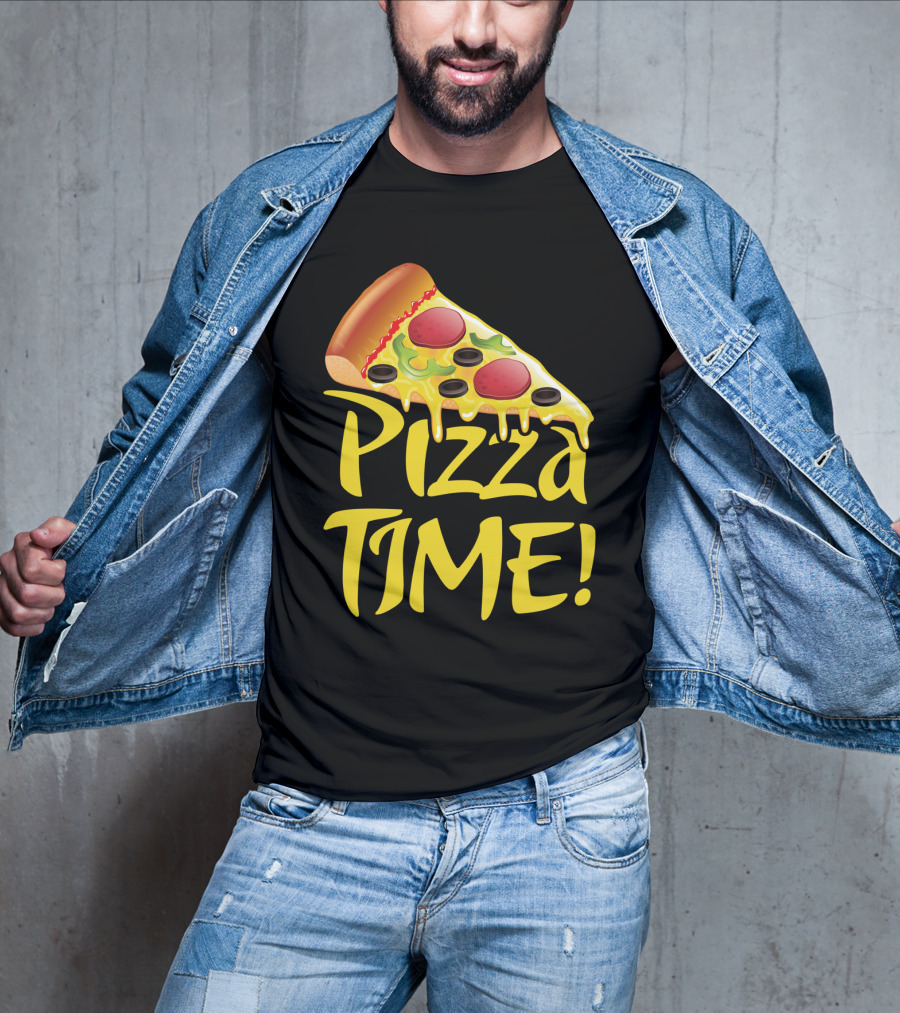 Pizza Everyday Time Pizza Time Slice T-Shirt