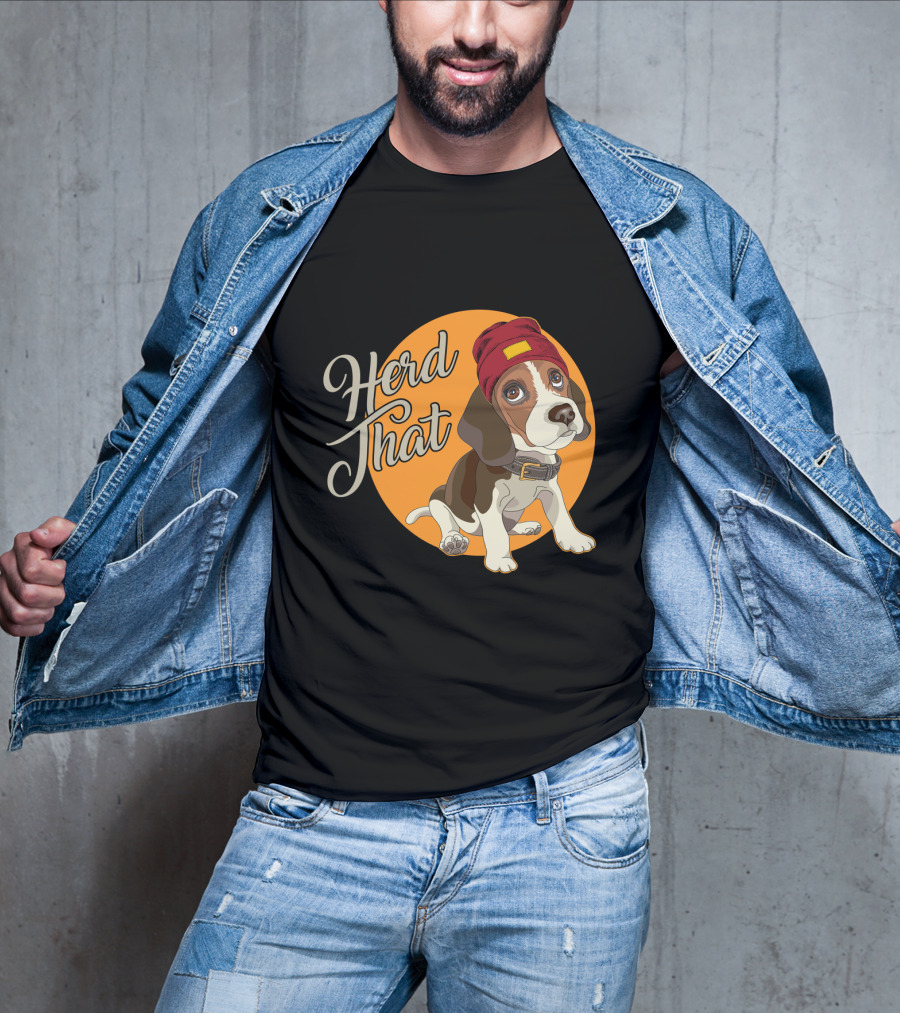 Herd That Beagle Animal Lover Dog Funny T-Shirt