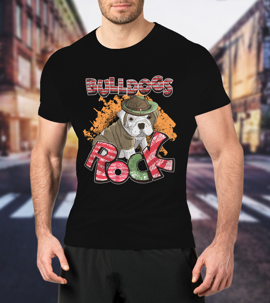BULLDOGS ROCK USA Italy Hat T-Shirt