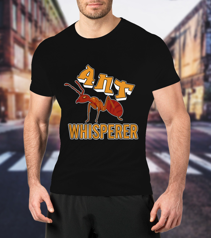 Ant Whisperer Red Ant Cartoon T-Shirt