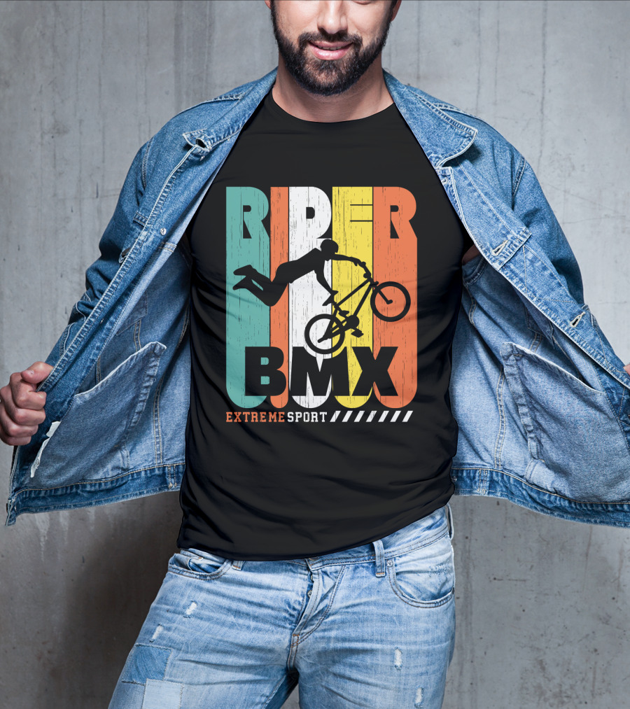 Rider BMX Extreme Sport T-Shirt