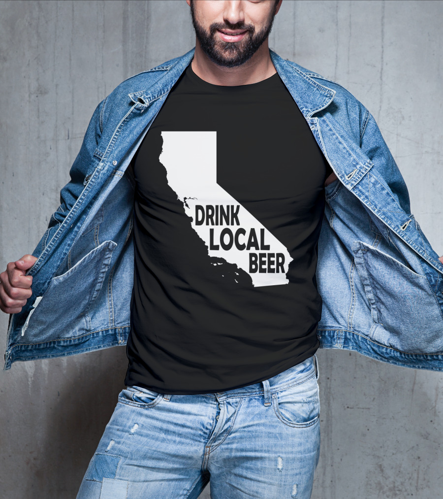 California Drink Local Beer T-Shirt