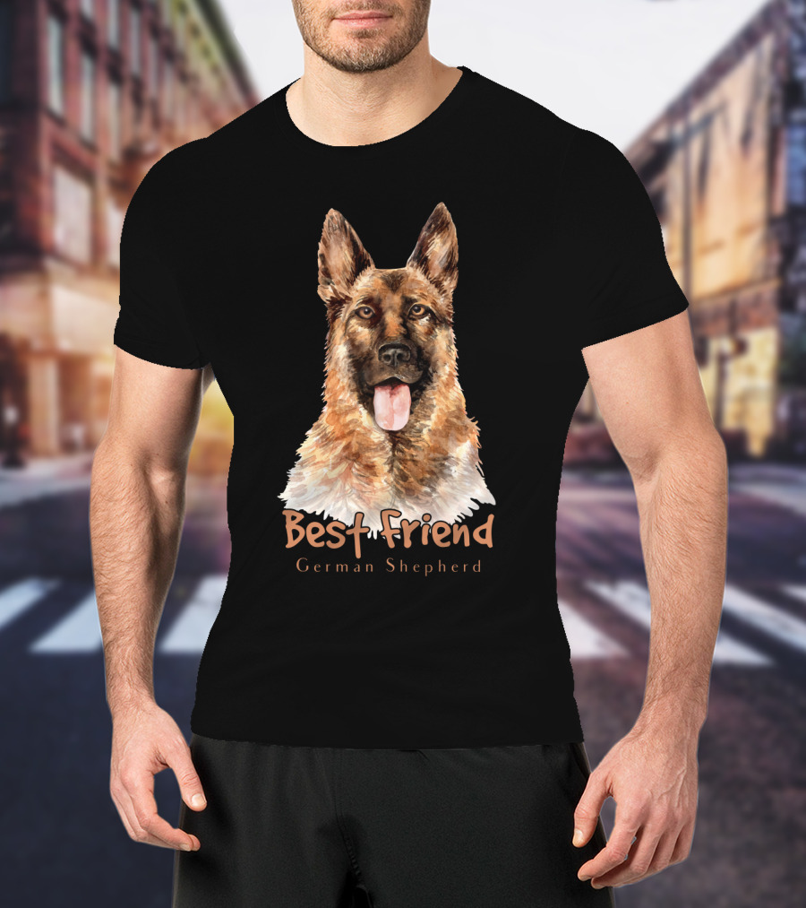 Best Friend German Shepherd T-Shirt