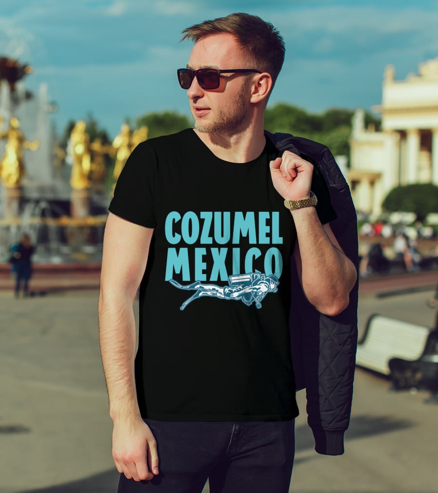 Cozumel Mexico Scuba Diver Adventure T-Shirt