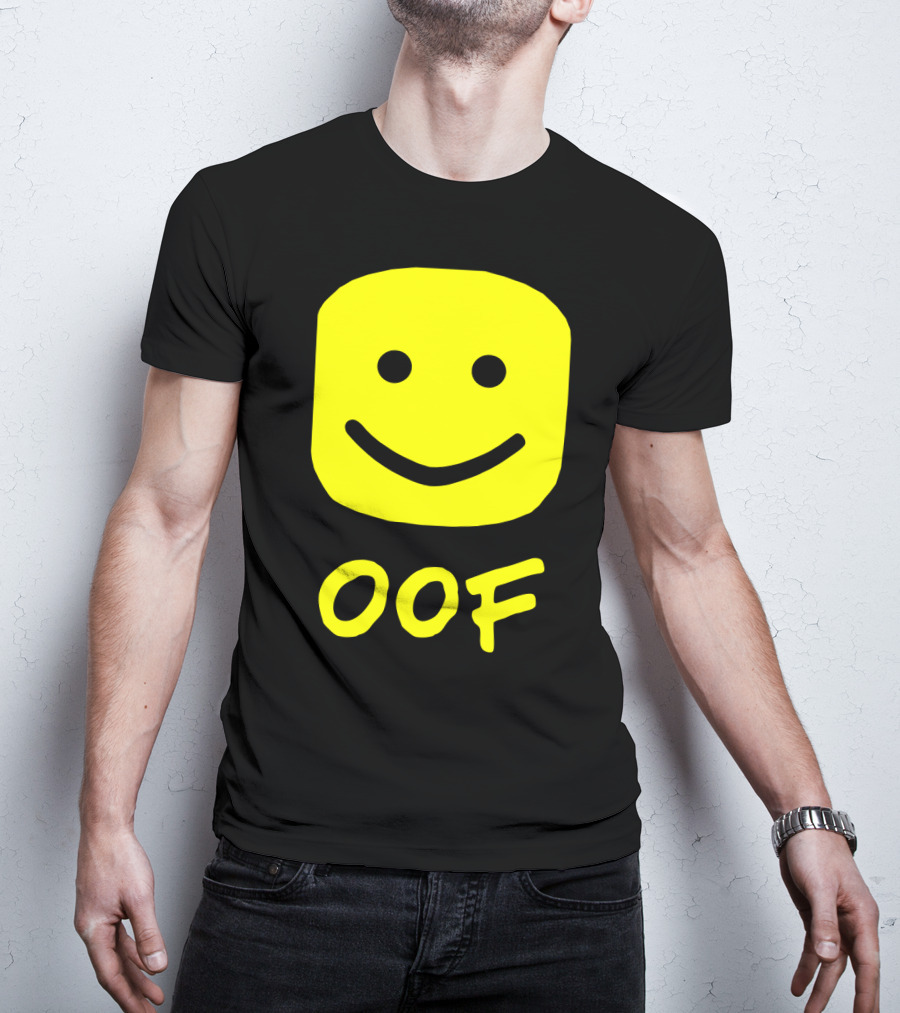 Oof Blox Meme For Non-Noobs With Smiley Face Image T-Shirt