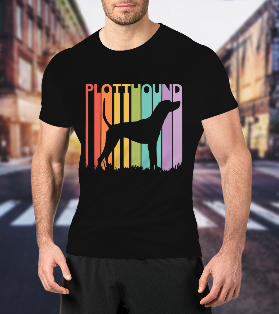 Plott Hound Rainbow T-Shirt