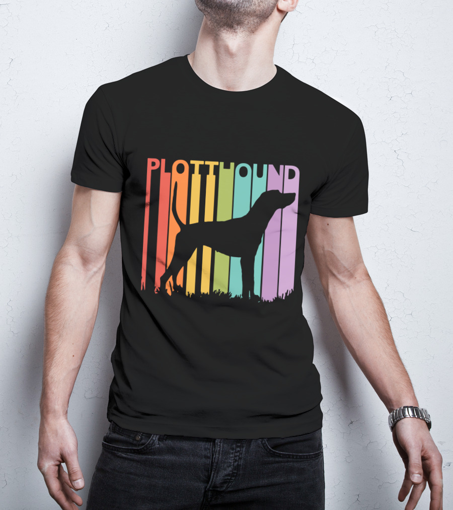 Plott Hound Rainbow T-Shirt