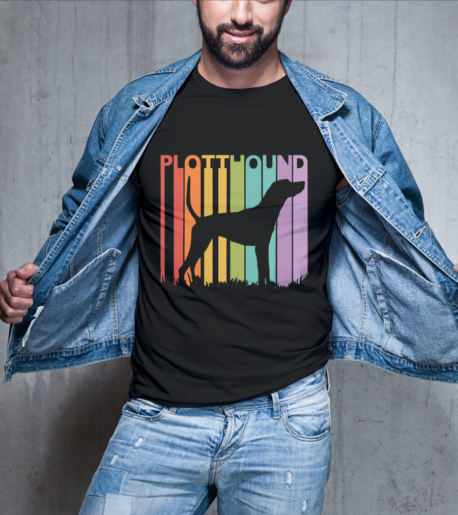 Plott Hound Rainbow T-Shirt