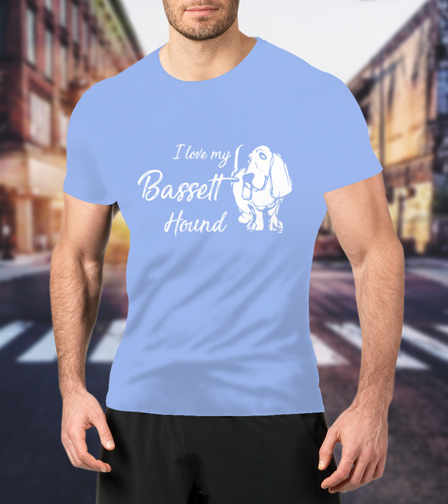 I Love My Basset Hound T-Shirt