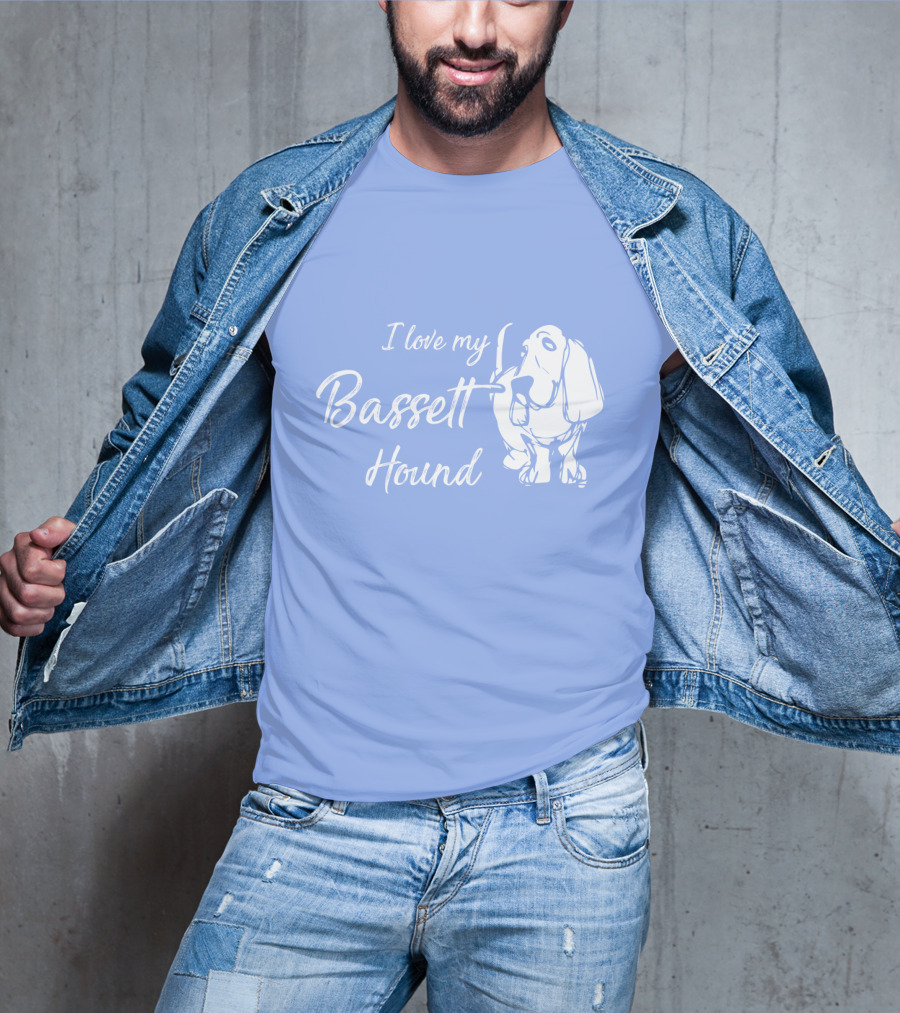 I Love My Basset Hound T-Shirt