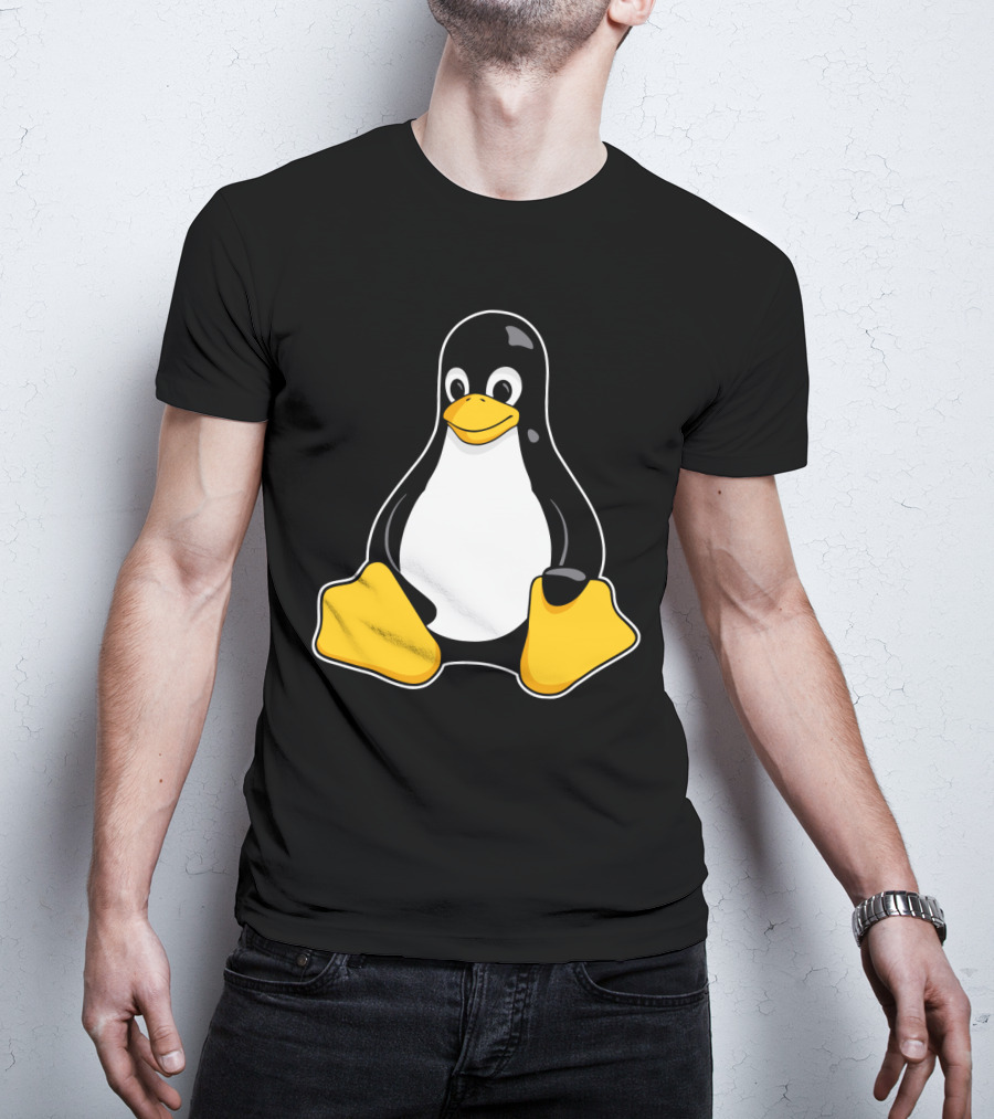 Tux The Penguin Linux Mascot Enhanced Linux Mascot Tux T-Shirt