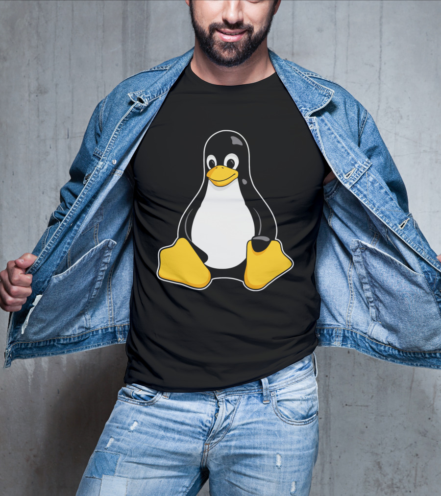 Tux The Penguin Linux Mascot Enhanced Linux Mascot Tux T-Shirt